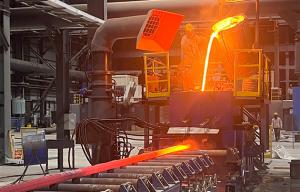 水平連鑄鑄鐵型材生產線